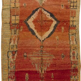 Vintage Hand-Knotted Rug BB6218