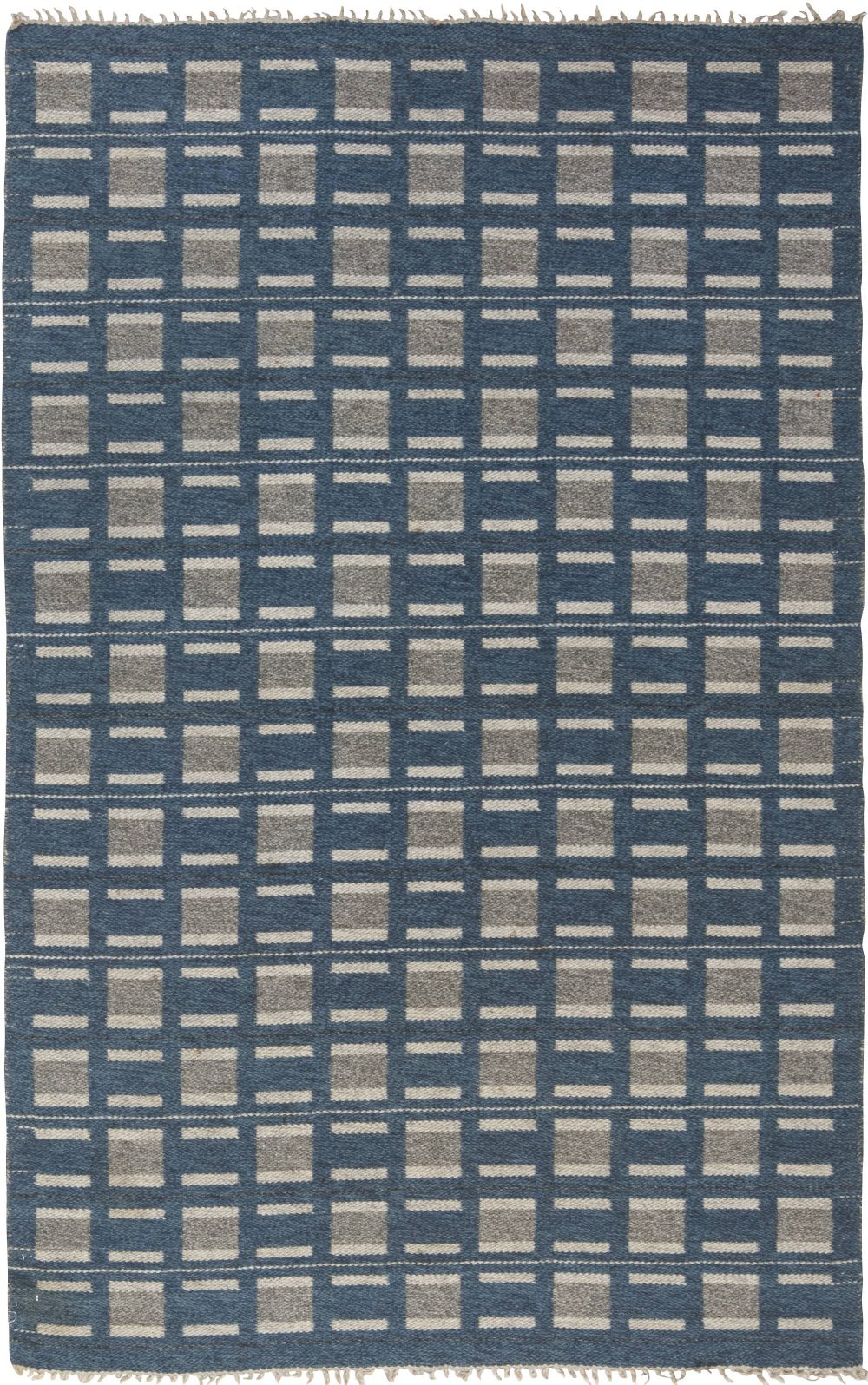 Vintage Swedish Flat Weave Rug BB6565