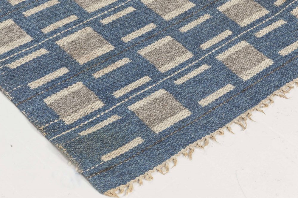 Vintage Swedish Flat Weave Rug BB6565