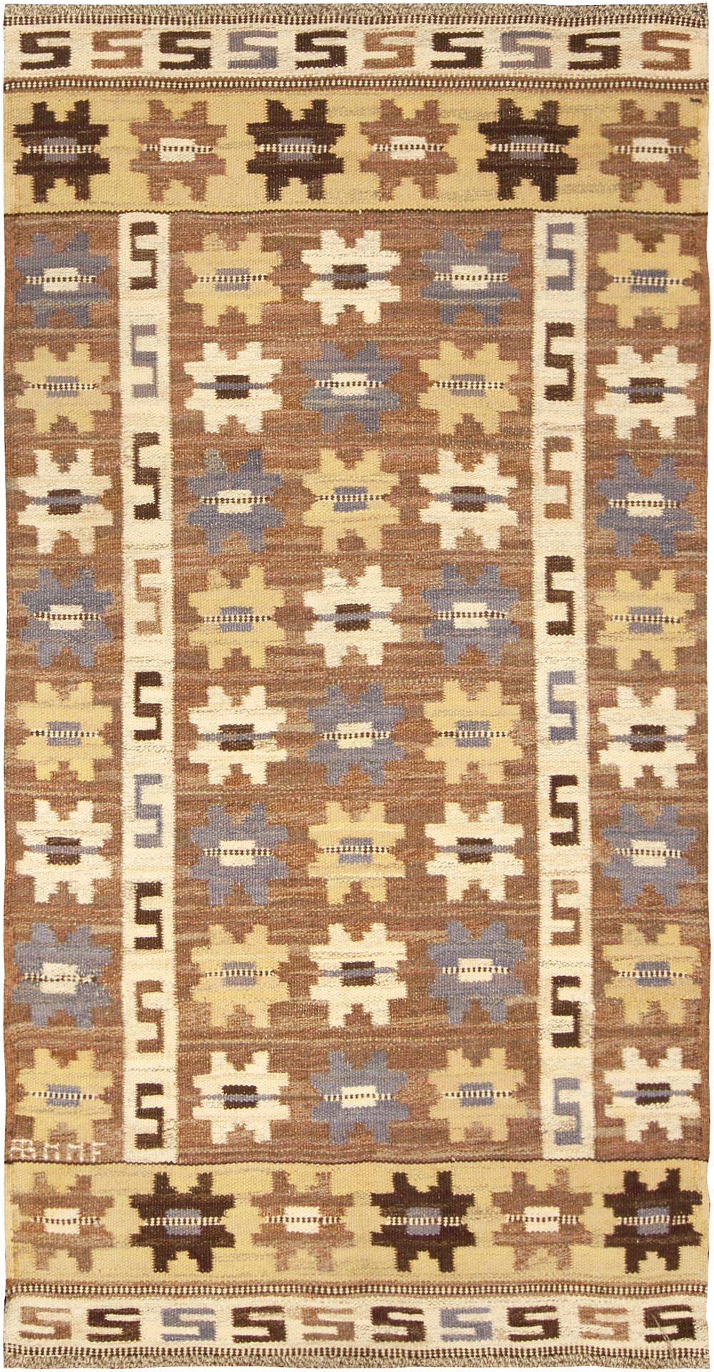 Vintage Swedish Rug BB4950