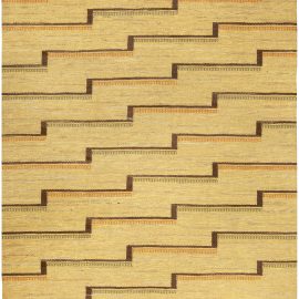 Mid-Century Scandinavian Handmade Rug BB4941