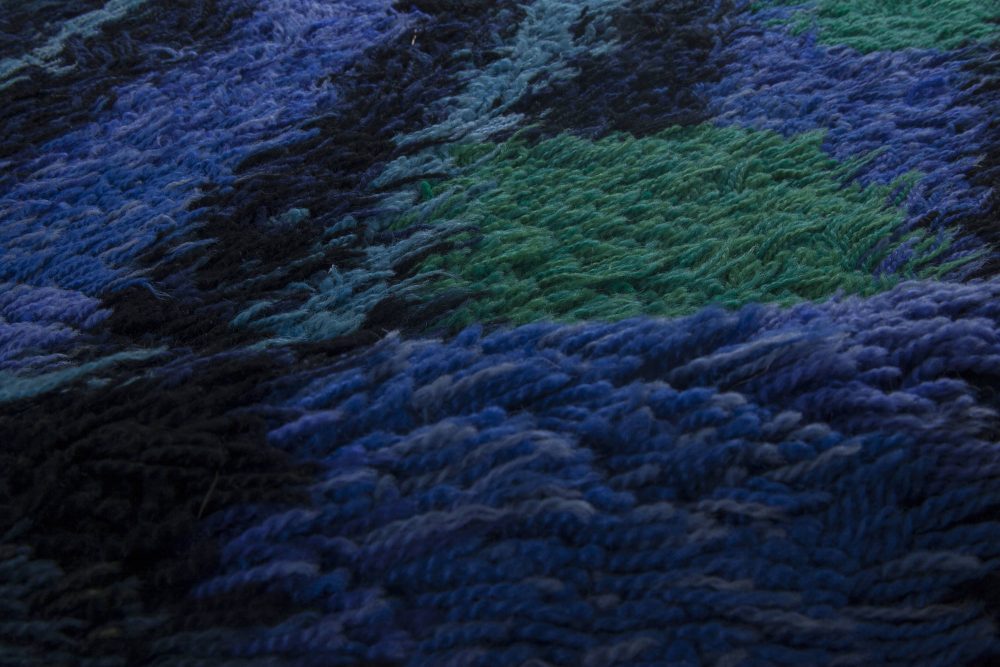 Vintage Swedish RYA Rug BB6395