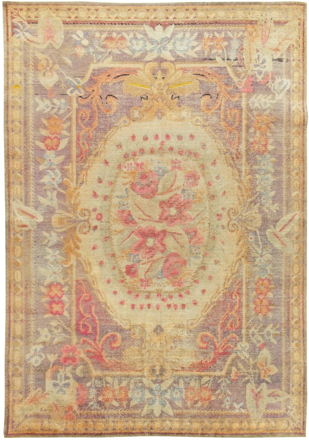 Vintage Silk Samarkand (Khotan) Rug BB6052