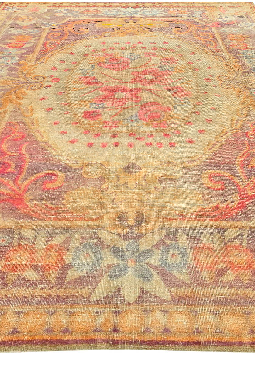 Vintage Silk Samarkand (Khotan) Rug BB6052