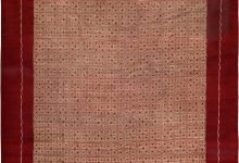 Mid-20th century French Art Deco Burgundy Handmade Wool Rug by Paule <mark class='searchwp-highlight'>Leleu</mark> BB5305
