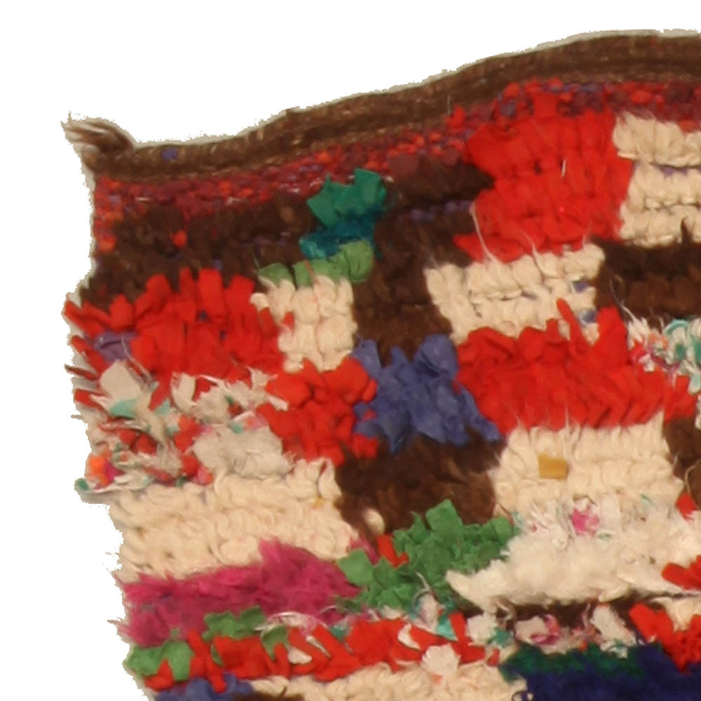 Vintage Tribal Moroccan Colorful Handwoven Rug BB5135