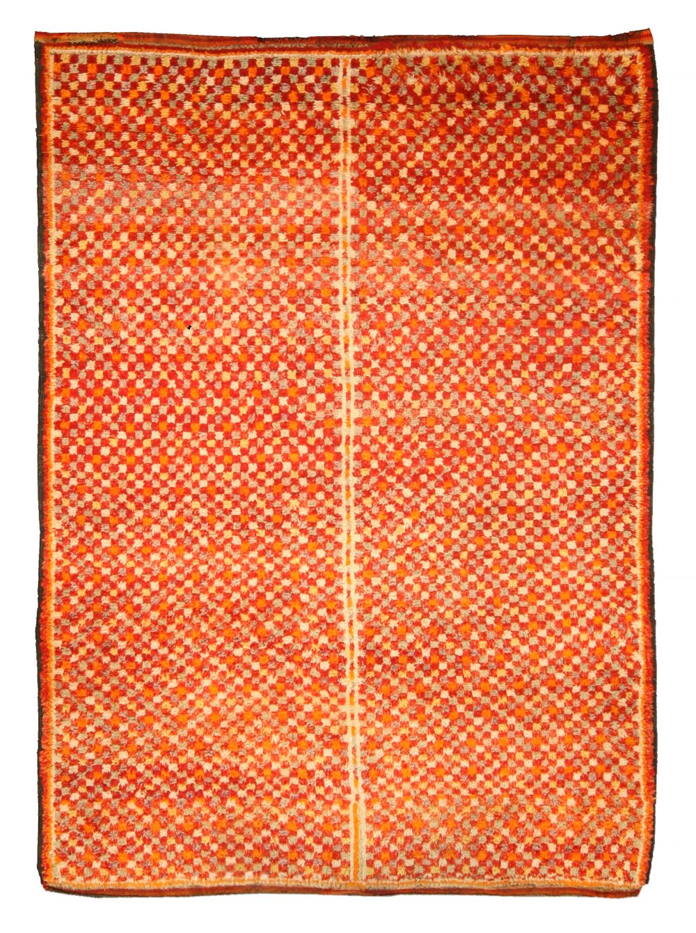 Orange Vintage Moroccan Rug BB4693
