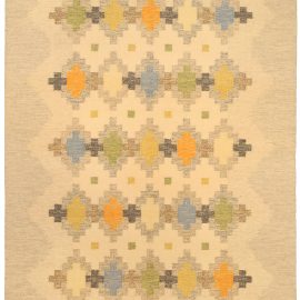 Swedish Mid-Century Handmade Rug BB5170