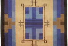 Mid-20th Century Bold French <mark class='searchwp-highlight'>Art Deco</mark> Handmade Wool Rug BB5010