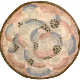 Art Deco Circular Rug BB3603