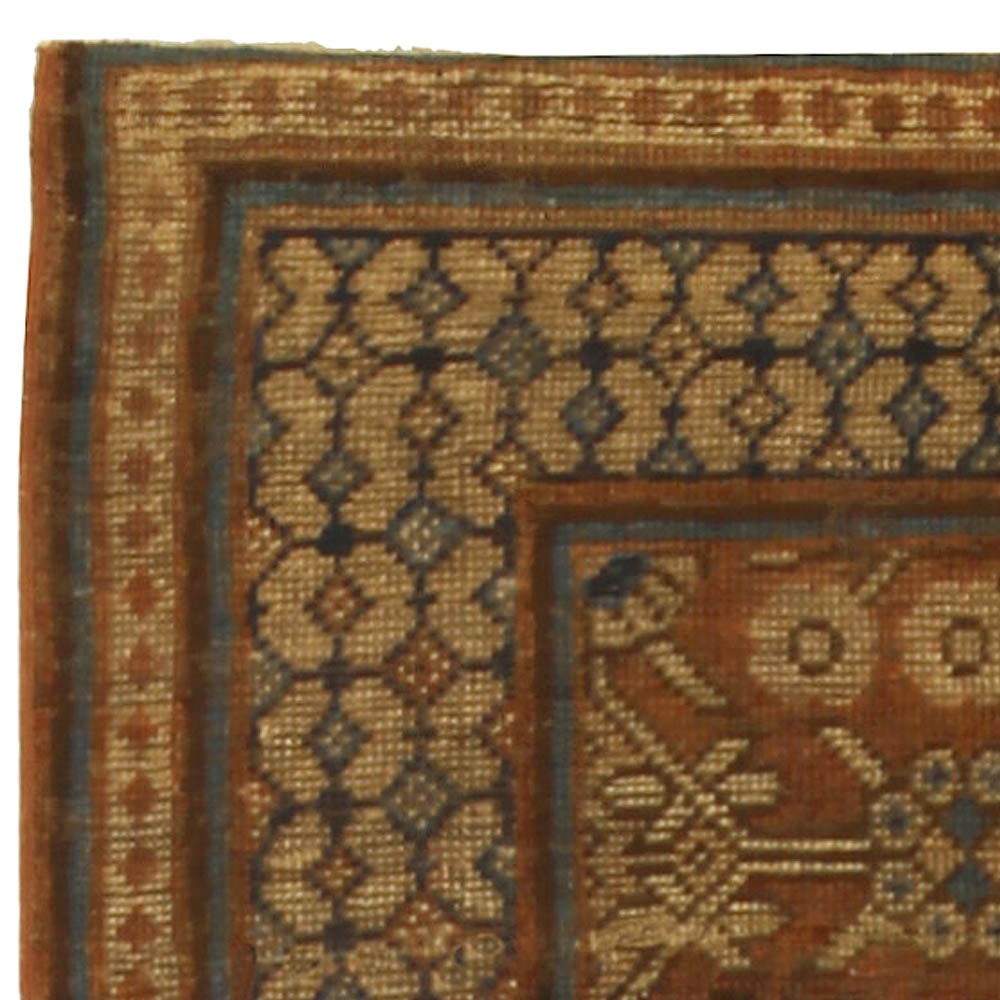 Vintage Samarkand (Khotan) Handmade Wool Rug BB5263