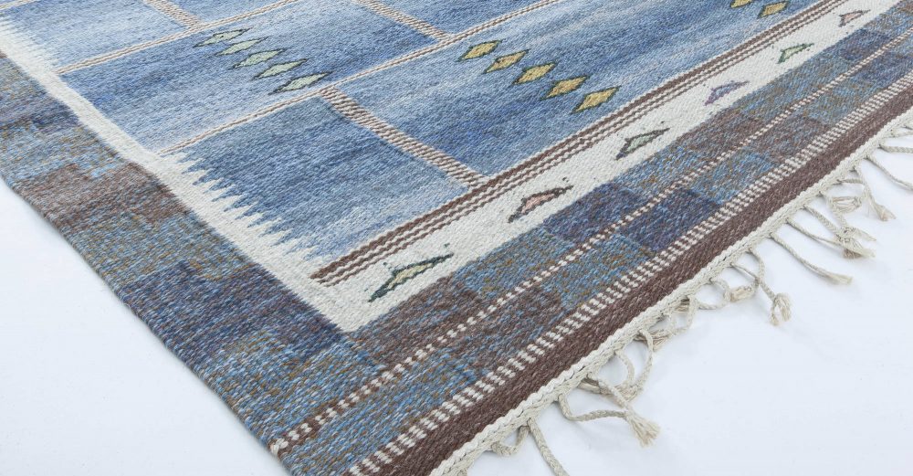 Swedish Flat Weave Rug by Carl Dangel BB6321