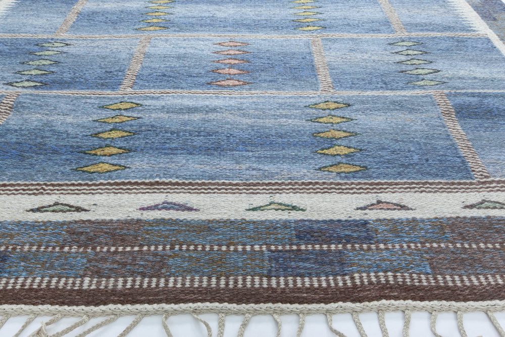 Swedish Flat Weave Rug by Carl Dangel BB6321