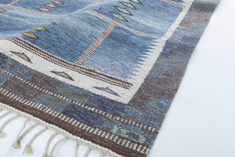 Swedish Flat Weave Rug by Carl Dangel BB6321