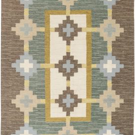 Scandinavian Mid-Century Handmade Rug BB6300