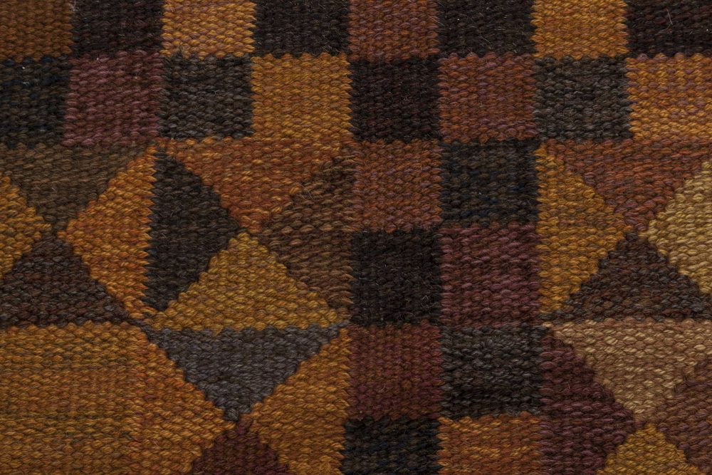 Swedish Flat Weave Rug by Marianne Richter BB6357