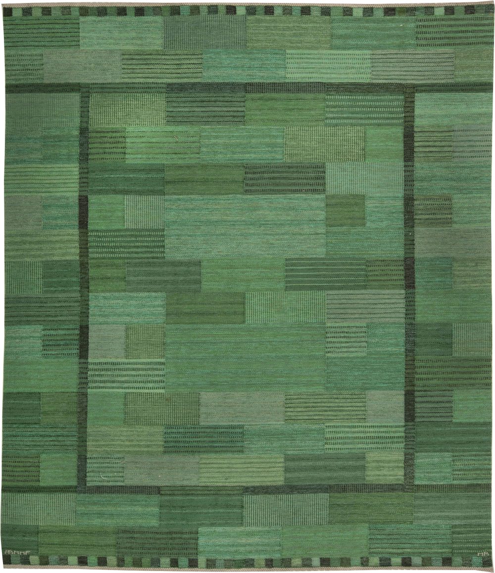 Swedish Flat Weave by Marianne Richter (Fasad Gron) BB6341