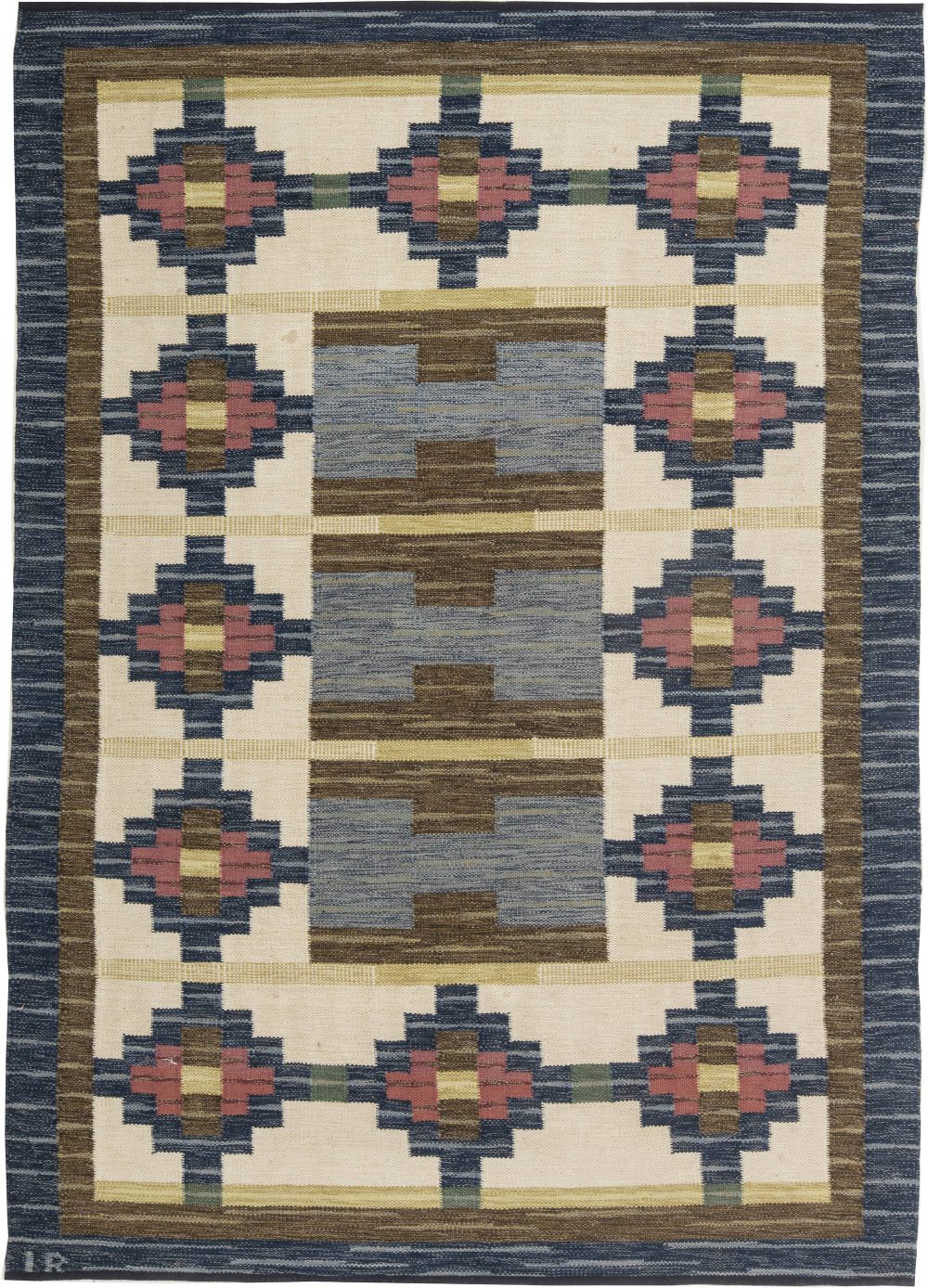 Swedish Flat Weave Rug by (IR) BB6312