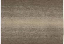 Hand-woven Ombre Mid-Century Swedish Rug. Woven initials to edge “BA” BB6232