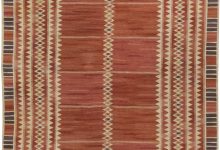 Vintage Swedish Salerno Red  flatweave carpet by <mark class='searchwp-highlight'>Barbro Nilsson</mark> BB6438