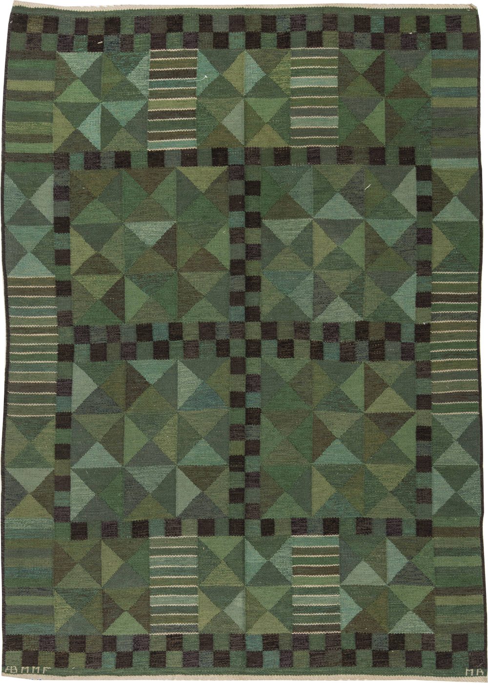 Vintage Swedish Flat weave by Marianne Richter BB6293
