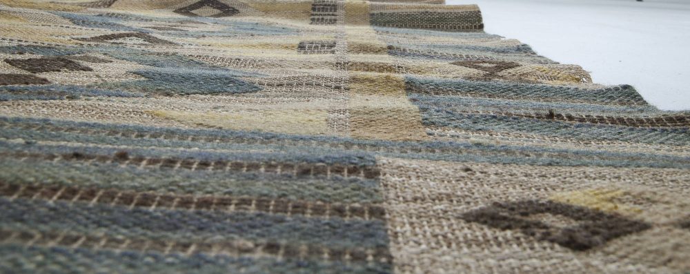 Vinrage Swedish Tapestry Weave by Märta Mass-Fjetterström “Gront Pa Linne” BB6340