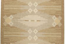 Vintage Swedish Flat Weave Rug Signed by Ingegerd Silow BB6159