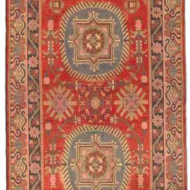 Vintage Hand-Knotted Rug BB4387