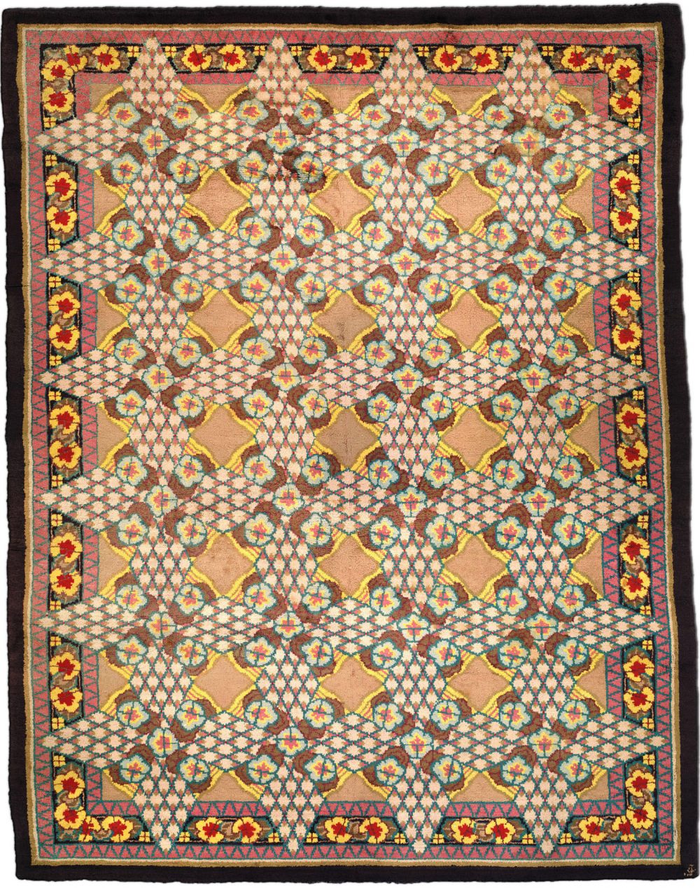 Vintage Deco Carpet BB2117