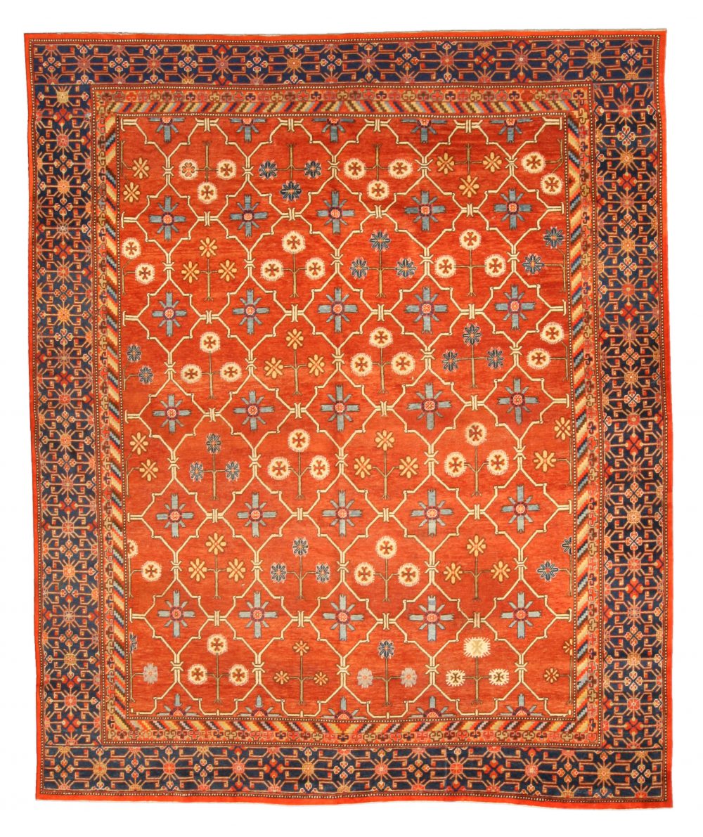 Vintage Red Samarkand (Khotan) Rug BB4672