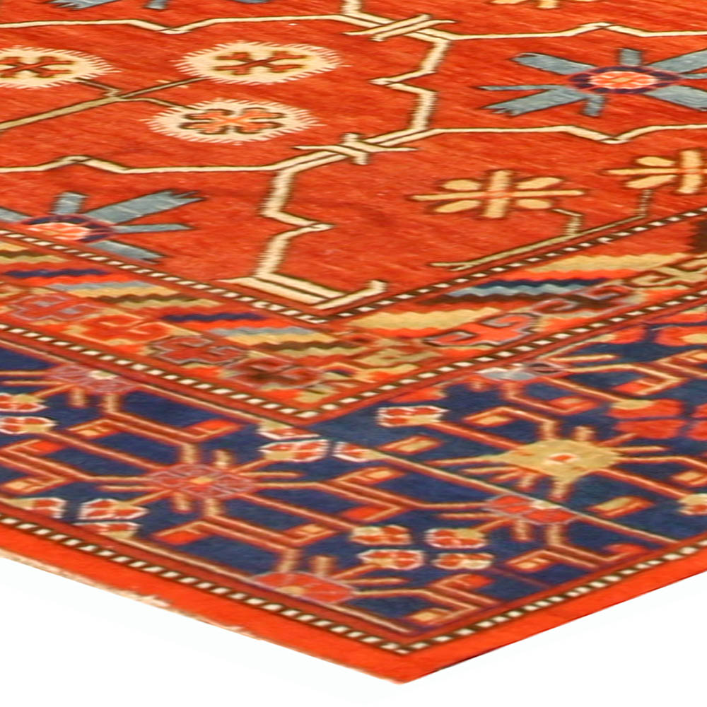 Vintage Red Samarkand (Khotan) Rug BB4672