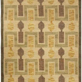 Vintage Hand-Knotted Rug BB4921