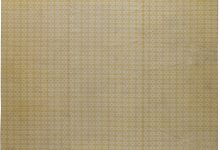 Midcentury Swedish Flat-Weave Rug in Ivory and Straw Yellow BB6226
