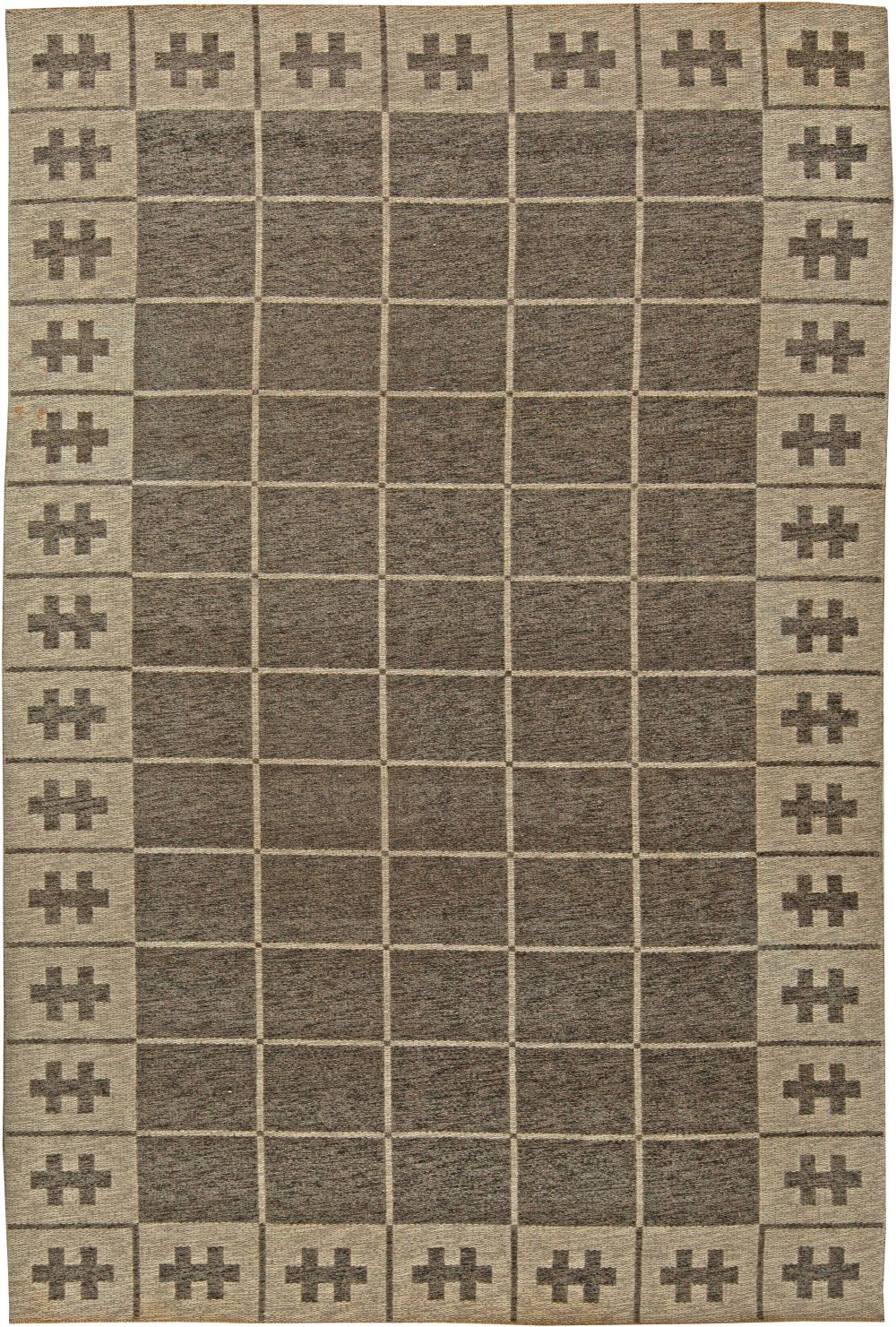 Vintage Swedish Flatweave Rug BB5839