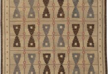 Vintage Swedish Flat Weave Rug BB5455