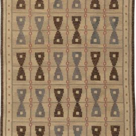 Vintage Hand-Knotted Rug BB5455