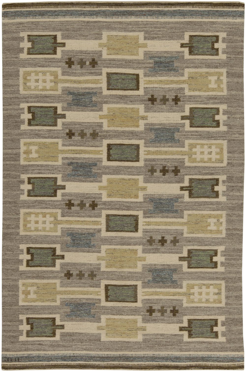 Swedish Flat Weave Rug BB5460