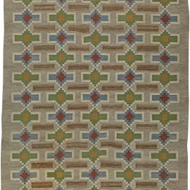 Vintage Hand-Knotted Rug BB5906