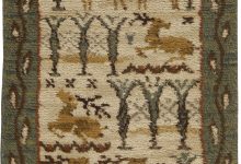 Vintage Swedish Pile Rug BB5500