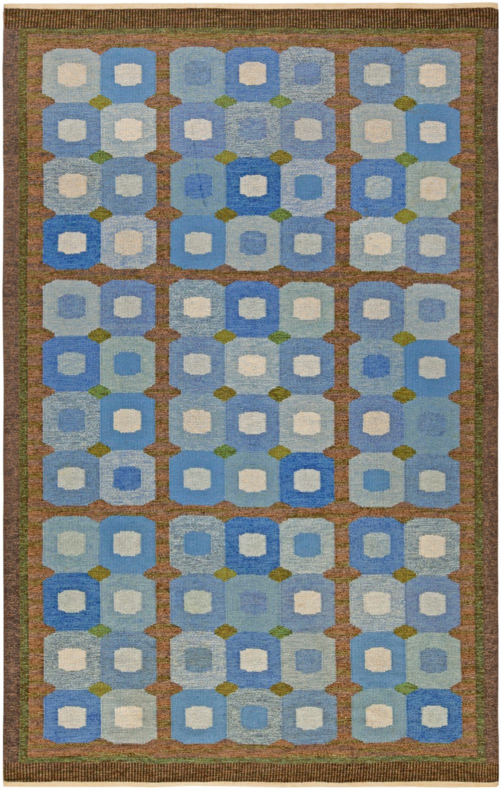 Vintage Swedish Rug BB5417