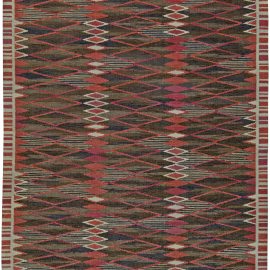 Mid-Century Swedish Handmade Rug BB5468