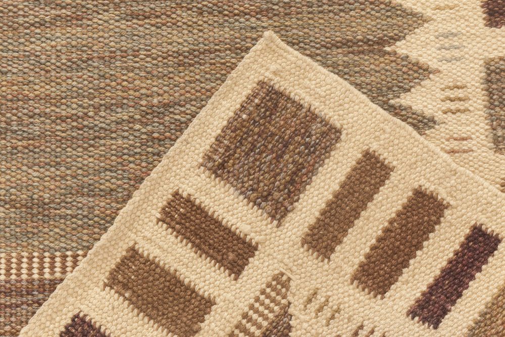 Swedish Design Flat Weave Rug N11775