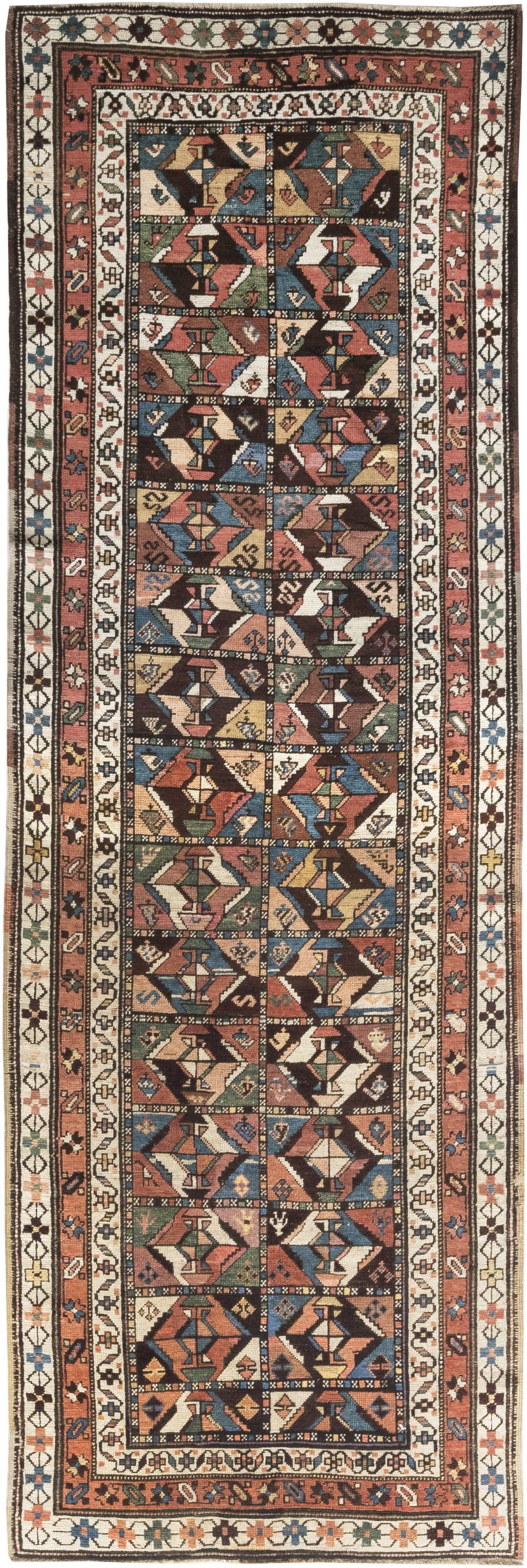 Antique Caucasian Runner BB6894