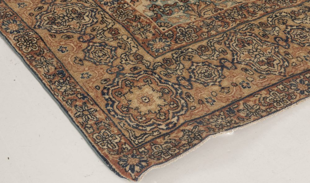 Fine Antique Persian Kirman Handwoven Wool Rug BB6269