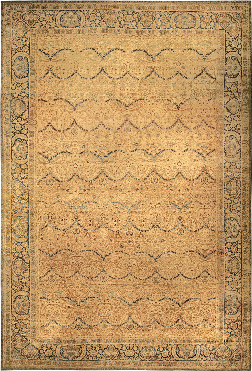 Large Antique Persian Kirman Carpet BB6732