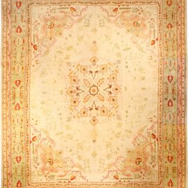 Antique Turkish Oushak Rug BB6725