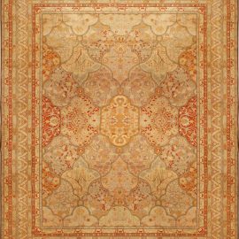 Oversized Antique Turkish Oushak Rug BB6765