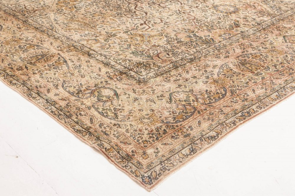 Authenric Persian Kirman Hand Knotted Wool Rug BB6596