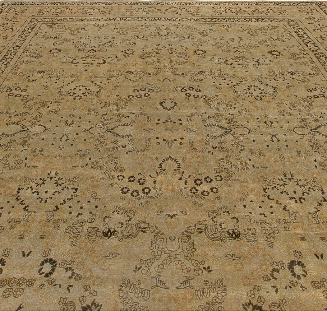 Fine Antique Persian Meshad Handmade Wool Rug BB6821
