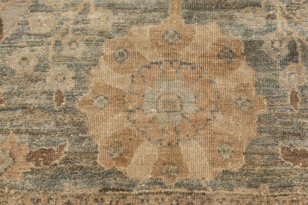 Fine Antique Persian Tabriz Handmade Wool Carpet BB6813